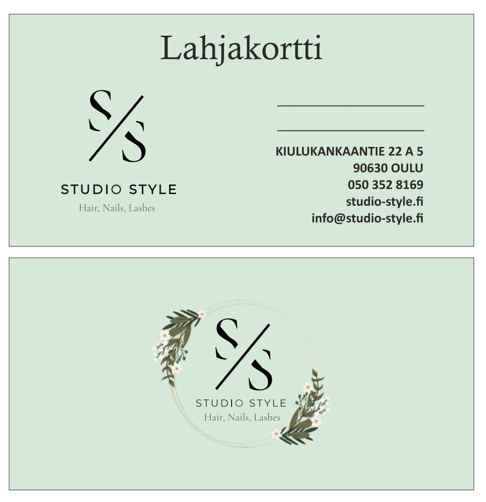 Osta Studio Stylen lahjakortti Osta Studio Stylen lahjakortti